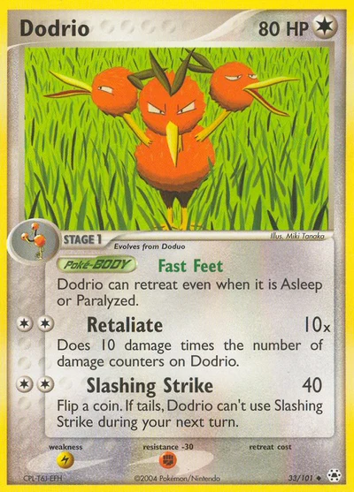 Dodrio – Hidden Legends nr 033/101 (Standard)
