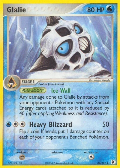 Glalie – Hidden Legends nr 034/101 (Standard)
