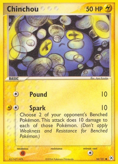 Chinchou – Hidden Legends nr 056/101 (Standard)
