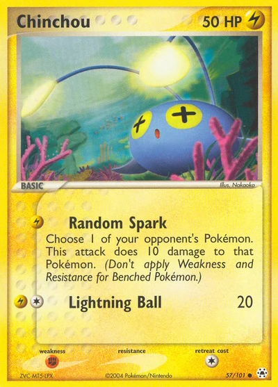 Chinchou – Hidden Legends nr 057/101 (Standard)