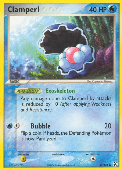 Clamperl – Hidden Legends nr 058/101 (Standard)