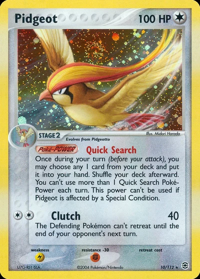 Pidgeot – FireRed & LeafGreen nr 010/112 (Standard)