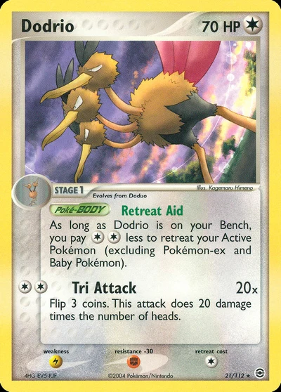 Dodrio – FireRed & LeafGreen nr 021/112 (Standard)