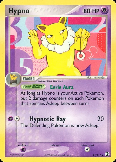 Hypno – FireRed & LeafGreen nr 025/112 (Standard)
