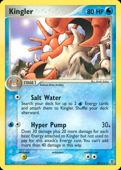 Kingler – FireRed & LeafGreen nr 026/112 (Standard)