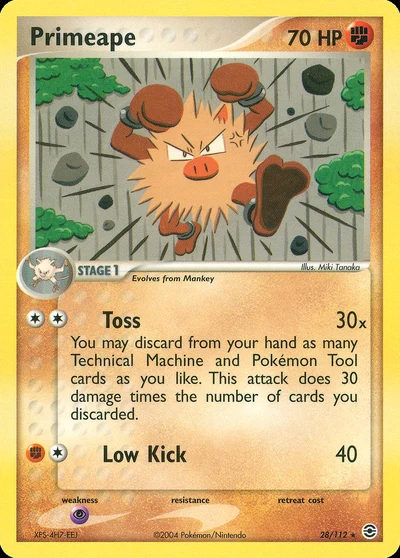 Primeape – FireRed & LeafGreen nr 028/112 (Standard)