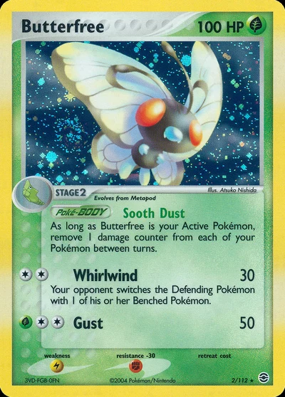 Butterfree – FireRed & LeafGreen nr 002/112 (Standard)