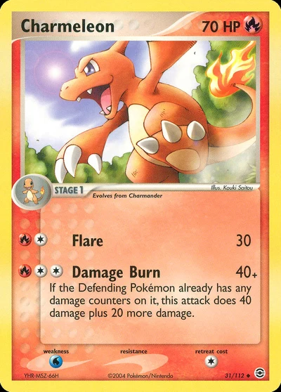 Charmeleon – FireRed & LeafGreen nr 031/112 (Standard)