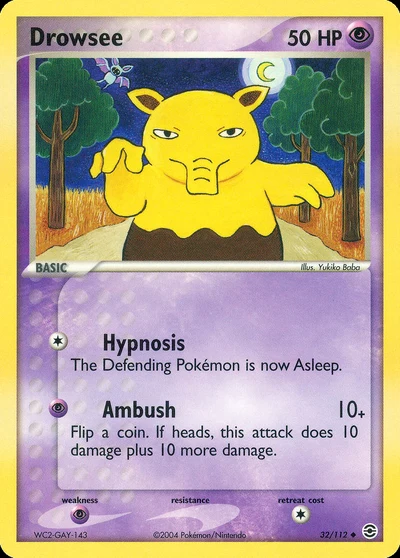 Drowzee – FireRed & LeafGreen nr 032/112 (Standard)