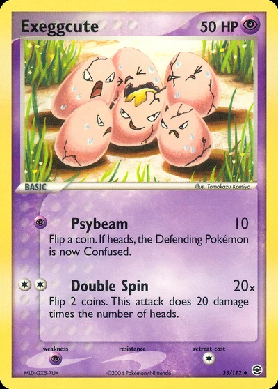 Exeggcute – FireRed & LeafGreen nr 033/112 (Standard)