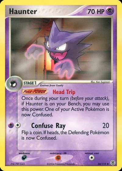 Haunter – FireRed & LeafGreen nr 034/112 (Standard)