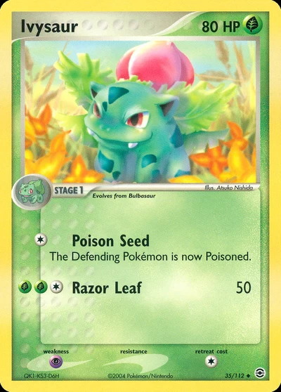 Ivysaur – FireRed & LeafGreen nr 035/112 (Standard)