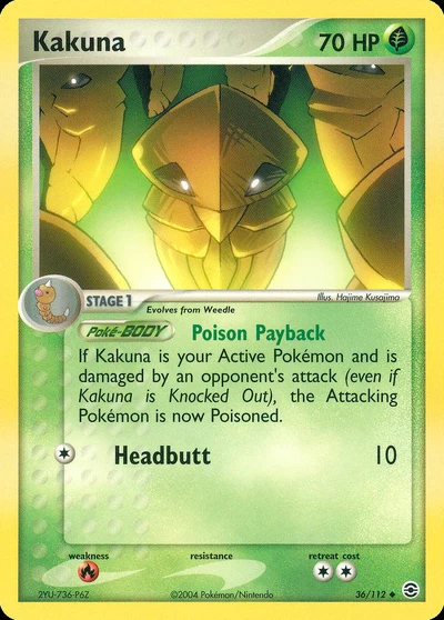 Kakuna – FireRed & LeafGreen nr 036/112 (Standard)