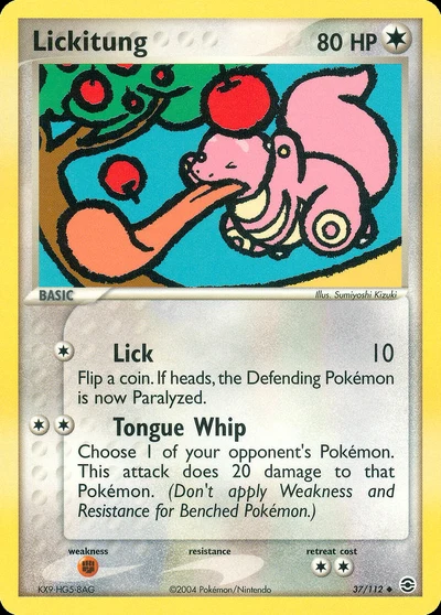 Lickitung – FireRed & LeafGreen nr 037/112 (Standard)