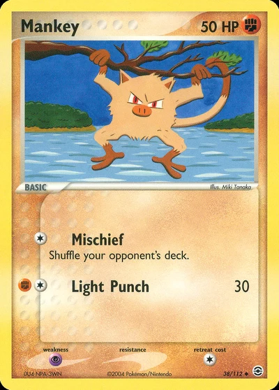 Mankey – FireRed & LeafGreen nr 038/112 (Standard)