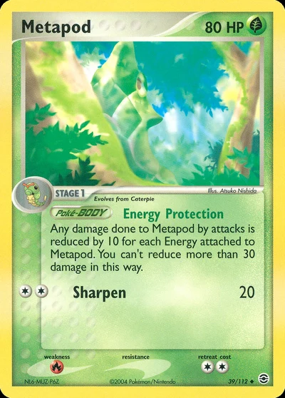 Metapod – FireRed & LeafGreen nr 039/112 (Standard)