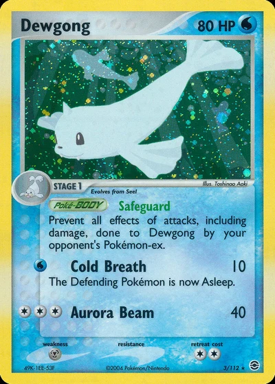 Dewgong – FireRed & LeafGreen nr 003/112 (Standard)