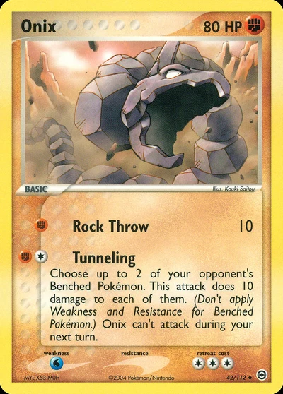 Onix – FireRed & LeafGreen nr 042/112 (Standard)