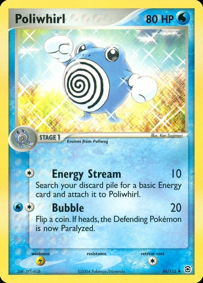 Poliwhirl – FireRed & LeafGreen nr 046/112 (Standard)