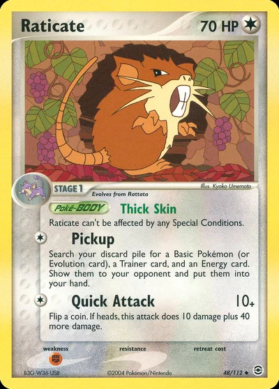 Raticate – FireRed & LeafGreen nr 048/112 (Standard)