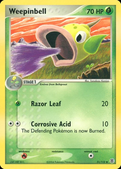 Weepinbell – FireRed & LeafGreen nr 051/112 (Standard)