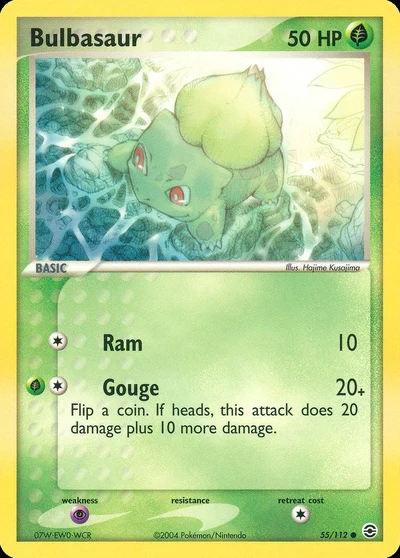 Bulbasaur – FireRed & LeafGreen nr 055/112 (Standard)