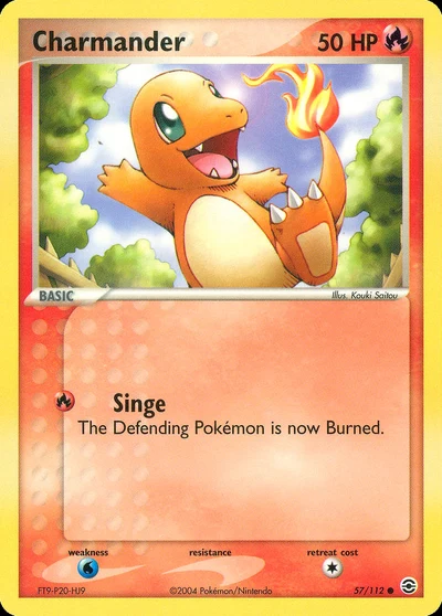 Charmander – FireRed & LeafGreen nr 057/112 (Standard)
