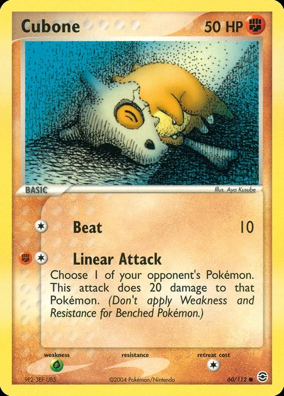 Cubone – FireRed & LeafGreen nr 060/112 (Standard)