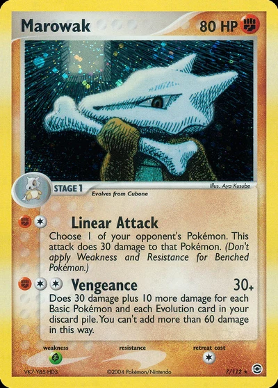 Marowak – FireRed & LeafGreen nr 007/112 (Standard)