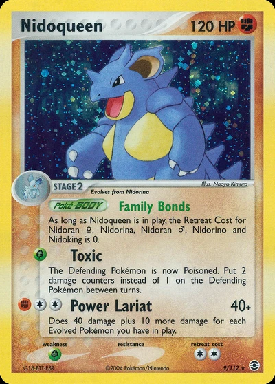 Nidoqueen – FireRed & LeafGreen nr 009/112 (Standard)