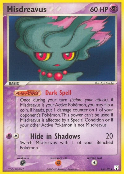 Misdreavus – Team Rocket Returns nr 025/109 (Standard)