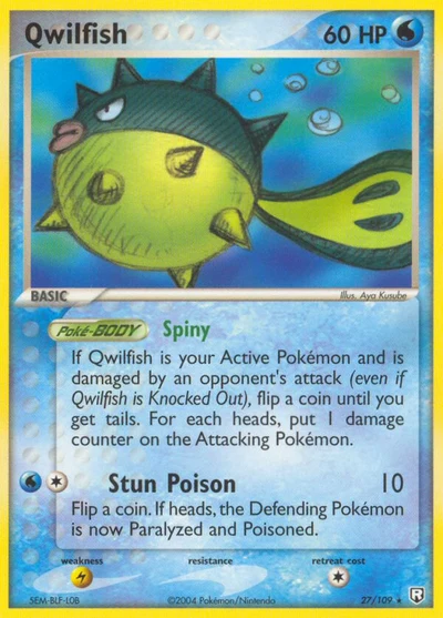 Qwilfish – Team Rocket Returns nr 027/109 (Standard)
