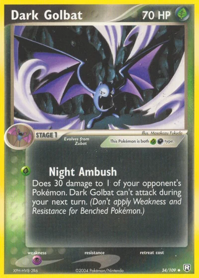 Dark Golbat – Team Rocket Returns nr 034/109 (Standard)