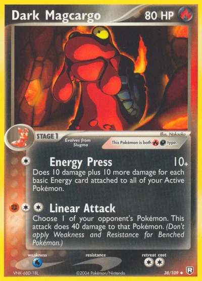 Dark Magcargo – Team Rocket Returns nr 038/109 (Standard)