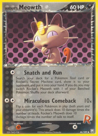 Rocket's Meowth – Team Rocket Returns nr 046/109 (Standard)