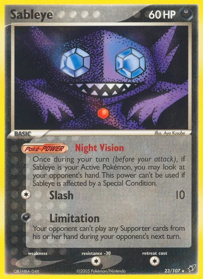 Sableye – Deoxys nr 023/107 (Standard)