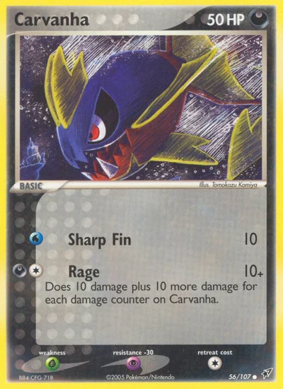 Carvanha – Deoxys nr 056/107 (Standard)