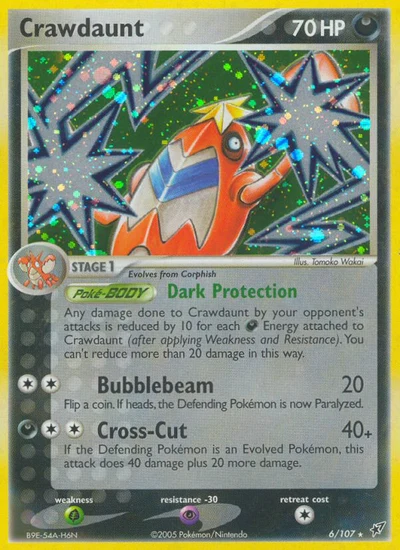 Crawdaunt – Deoxys nr 006/107 (Standard)