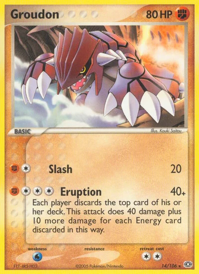 Groudon – Emerald nr 014/106 (Standard)