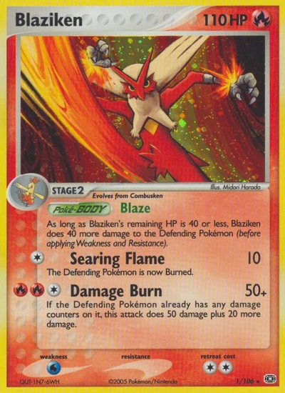Blaziken – Emerald nr 001/106 (Standard)