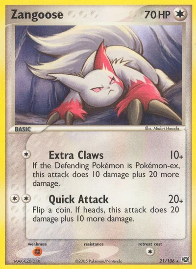 Zangoose – Emerald nr 021/106 (Standard)