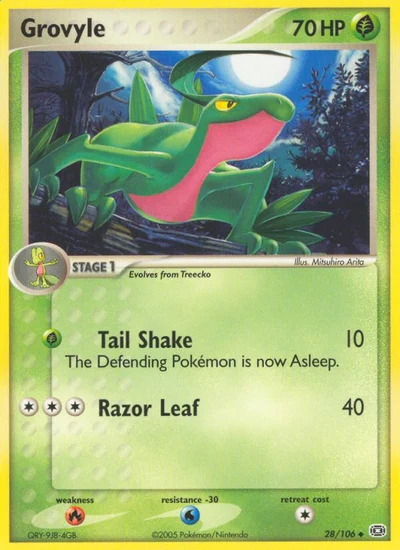 Grovyle – Emerald nr 028/106 (Standard)