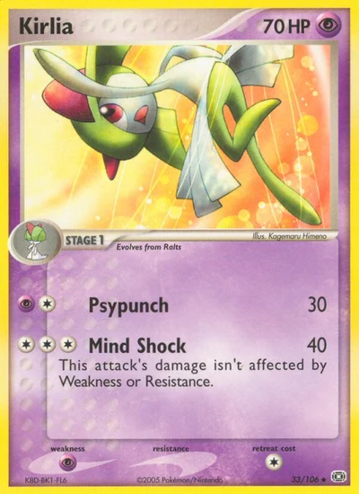 Kirlia – Emerald nr 033/106 (Standard)