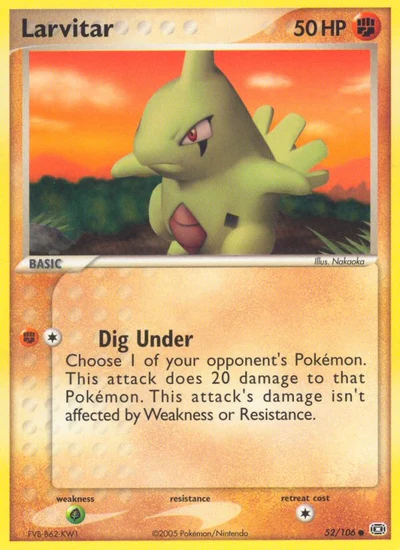 Larvitar – Emerald nr 052/106 (Standard)