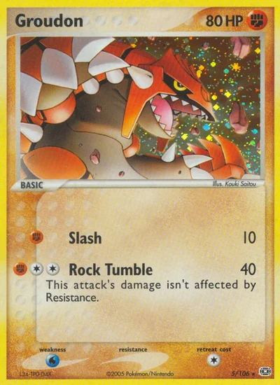 Groudon – Emerald nr 005/106 (Standard)