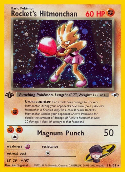 Rocket's Hitmonchan – Gym Heroes nr 011/132 (Standard)