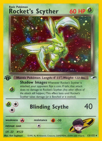 Rocket's Scyther – Gym Heroes nr 013/132 (Standard)