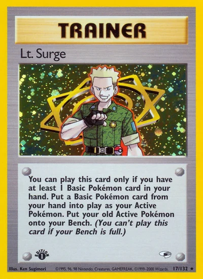 Lt. Surge – Gym Heroes nr 017/132 (Standard)