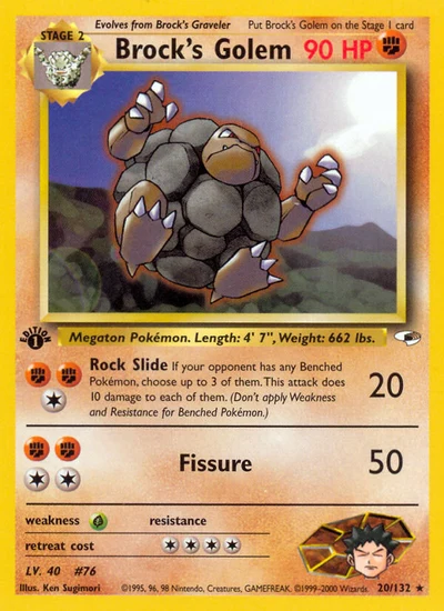 Brock's Golem – Gym Heroes nr 020/132 (Standard)