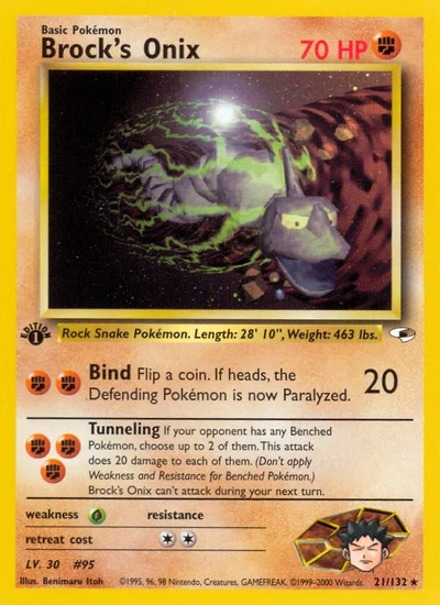 Brock's Onix – Gym Heroes nr 021/132 (Standard)